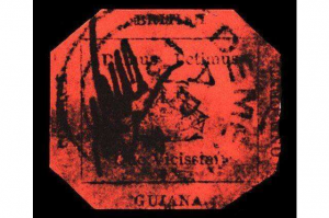 全球十大最贵邮票 中国一片红智能排第八，第一价值